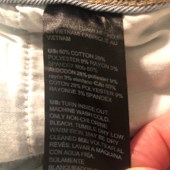 WHBM High-Rise Sculpt Straight Crop Jeans size 12 - Picture 6 of 6